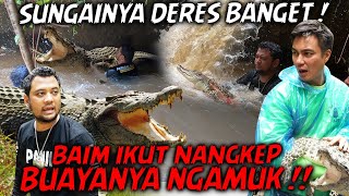 DETIKDETIK BAIM WONG IKUT PANJI RESCUE BUAYA GANAS DI SUNGAI [upl. by Ruy]