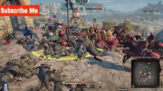 Conquerors Blade  Poleaxe 2701lvl Season18 Event Dragon token Gameplay 13No Commentary [upl. by Niawat]