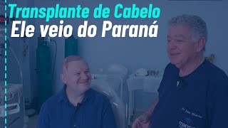 Transplante capilar em paciente que veio do Paraná [upl. by Cyrille]