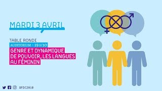 Festival des civilisations  quotGenre et dynamique de pouvoir les langues au fémininquot [upl. by Nylssej]