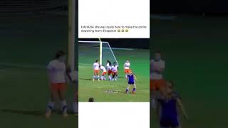 The Funniest Football Free Kick ever Women soccer funny moment 😂 [upl. by Nuri929]