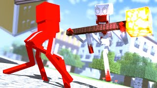 SCP096 vs AML096 Minecraft Animation [upl. by Aihsekan]