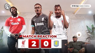 Liverpool 20 Aston Villa  Full Fan Goal celebrations  Nunez Salah [upl. by Poll911]