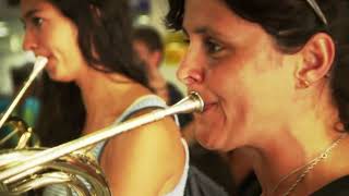 Heraklion airport Flashmob Orquesta de Cámara de Siero [upl. by Kreit]