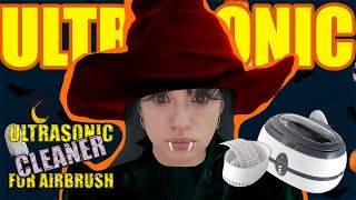 Ultra Sonic Cleaner On The Airbrush Is It Worth It Halloween Specials [upl. by Selry100]