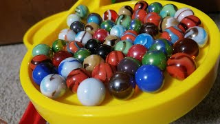 OVER 100 MARBLES On A Marble Run Marble Race [upl. by Nyad]