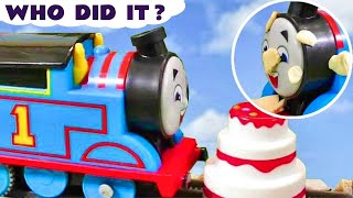 Who Did It Mystery Thomas Toy Train Story with the Funlings [upl. by Judye]