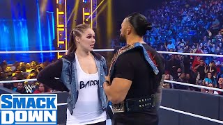 Roman Reigns Vs Ronda Rousey WWE Smackdown 2022  Ronda Rousey Challenge Roman Reigns [upl. by Eener]