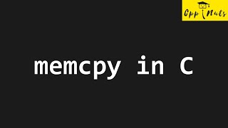 memcpy In C Programming [upl. by Erdnaxela865]