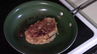 Manchego Gruyere and Cheddar Grilled Cheese Sandwich [upl. by Issy]