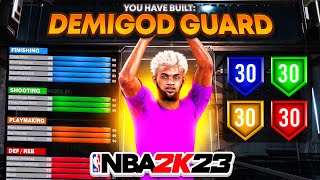 BEST GUARD BUILD ON NBA 2K23 99 SPEED  SHOOTING FASTEST SPEEDBOOSTING GUARD BEST BUILD NBA 2K23 [upl. by Tarkany759]