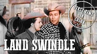 The Roy Rogers Show  Land Swindle  S3 EP14  COLORIZED  Cowboy Series [upl. by Edgardo]