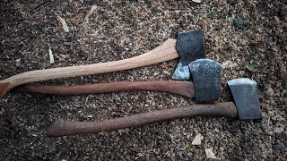 3 mega splitting axes at the woodpile Kelly Dandenong ML forged amp old Hytest Tassie [upl. by Semadar547]