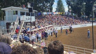 Prayer amp National Anthem St Paul Rodeo 2022 [upl. by Anawat]