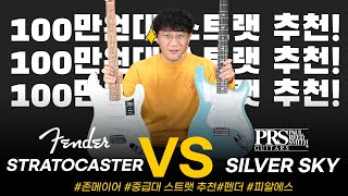 이름만으로도 역사 펜더 스트라토캐스터 그리고 존메이어가 선택한 Fender Player Stratocaster VS PRS SE Silver Sky [upl. by Asemaj]