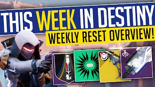 Destiny 2  THIS WEEK IN DESTINY  Into The Light Reveal NEW Weapons Bonus XP amp More 19th March [upl. by Lielos]