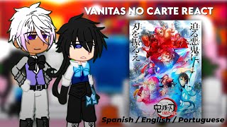 Vanitas no Carte react to Kimetsu no Yaiba Tanjiro  1  🇺🇲🇧🇷🇪🇸 [upl. by Aicerg570]