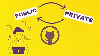 How to change github repository public to private and private to public [upl. by Aknaib]