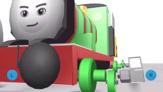 Blocksworld Thomas And Friends Percy The Small Engine Improved [upl. by Neerahs]