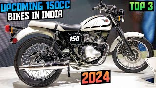 TOP3 Upcoming 150cc Bikes in India 2024  Confirmed 150cc New Bikes Laucnhed in India 2024 [upl. by Ahsieyn]