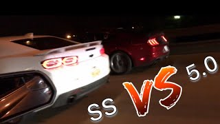 2019 CAMARO SS VS 2019 MUSTANG GTTHINGS GET CRAZY [upl. by Seaver]