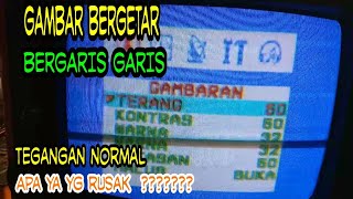 TV CINA GAMBAR BERGETAR DAN BERGARIS GARIS [upl. by Debra]