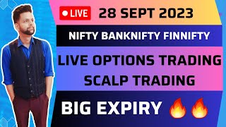 28 Sept Nifty Banknifty Expiry 🔥🔥  Live Options Trading  Earn Money  nifty banknifty [upl. by Mulderig]