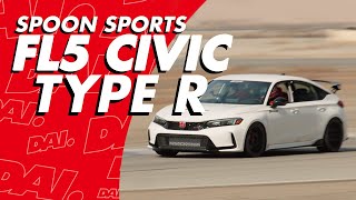 First Drive Spoon Sports FL5 Civic Type R on Buttonwillow Raceway [upl. by Adirehs833]