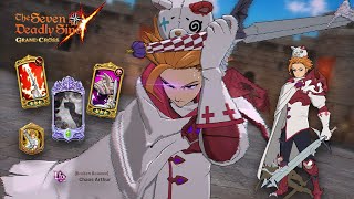 BROKEN CHAOS ARTHUR UNGEARED SHOWCASE  Seven Deadly Sins Grand Cross [upl. by Nisay]