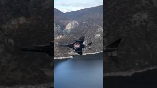 Turkish f4 phantom performs flyby high on mountain aviation militaryaviation militaryaircraft [upl. by Deck315]