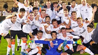 Valencia CF El VCF Juvenil A se proclama campeón tras empatar ante el Villarreal CF 00 [upl. by Obocaj]