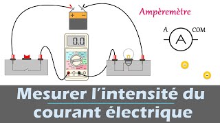 Mesurer lintensité du courant électrique 💡 Brancher un Ampèremètre  Physique  Collège  Lycée [upl. by Festus]