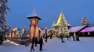 Christmas Santa Claus Village 🦌🎅🎄 Rovaniemi Lapland Finland Arctic Circle home of Father Christmas [upl. by Esilanna]