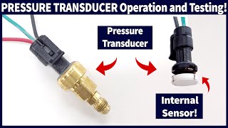 HVAC Pressure Transducer Operation and Testing [upl. by Adlesirhc217]