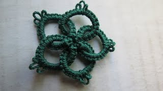 Needle Tatting Interlock Rings [upl. by Seabury]