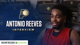 Indiana Pacers PreDraft Workouts Antonio Reeves 1on1 Interview June 13 2024 [upl. by Liemaj]