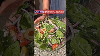 Simple Continental Salad with organic flavours  shorts salad [upl. by Gothurd104]