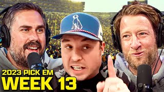 The Biggest Game in Pick Em History  Week 13 [upl. by Neerbas586]