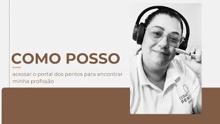 COMO POSSO ENTRAR NO PORTAL DOS PERITOS E ENCONTRAR MINHA PROFISSÃO  TJSP cursodeperíciajudicial [upl. by Ume]