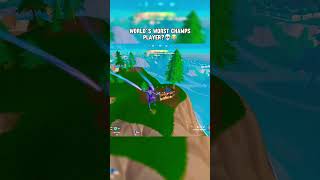 World’s Worst Champ Player💀😭 fortnite fortniteclips fortnitememes fortniteshorts [upl. by Ulland]