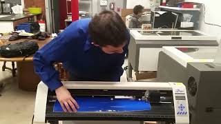 Cutting Your Design on the Vinyl Cutter [upl. by Layton]