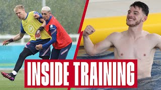 Pool Volleyball Worldie Saves Fodens Backheel amp Recovery 🔥 Inside Training  England [upl. by Nevarc923]