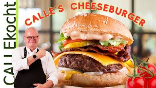 🍔 Cheeseburger selber machen Lecker Fastfood für Zuhause 🍔 [upl. by Hans199]