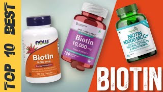 10 Best Biotin for Hair and Maximum Strength With Price  Top 10 Biotin for Hair [upl. by Wehttam]