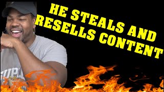 Tyrone Magnus Steals and sells others content He also strikes down smaller creator [upl. by Offen]