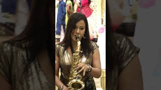 Saxophone Music  Old Bollywood Song Gulabi Aankhen  Saxophone Queen Lipika  Bikash Studio [upl. by Mckeon533]