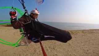 Paramotor Landing with cocoon [upl. by Zelten104]