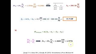 Ejercicio resuelto de un ciclo de refrigeración de gas [upl. by Nered]