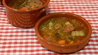 Receta fácil de lentejas estofadas [upl. by Merriman]