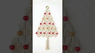 Macrame Christmas tree diy craft macrame christmas shorts [upl. by Barbuto432]